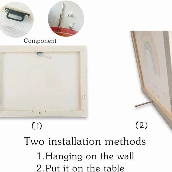 Try to be a rainbow in someone's cloud Inspi Motivational canvas. - Picture 4 of 5